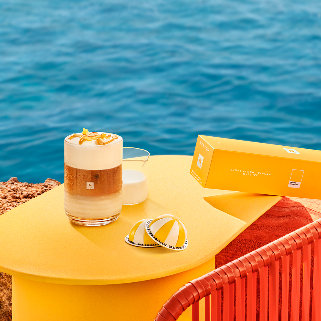 Vertuo sunny almond vanilla flavor over ice limited edition.